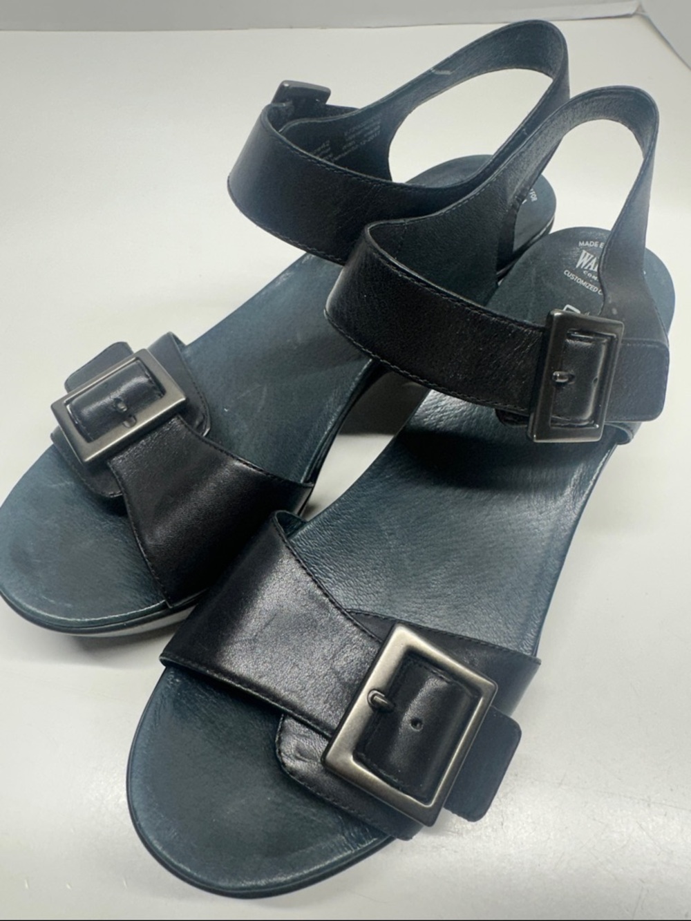 Dansko x The Walking Company Jen Sandals Shoes Open Toe Black Women’s Size 12 - Picture 4 of 9